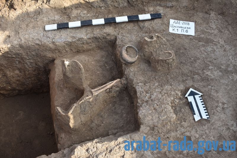 «Арабатская археологическая экспедиция-2018» - в кургане у Счастливцево нашли 16 захоронений
